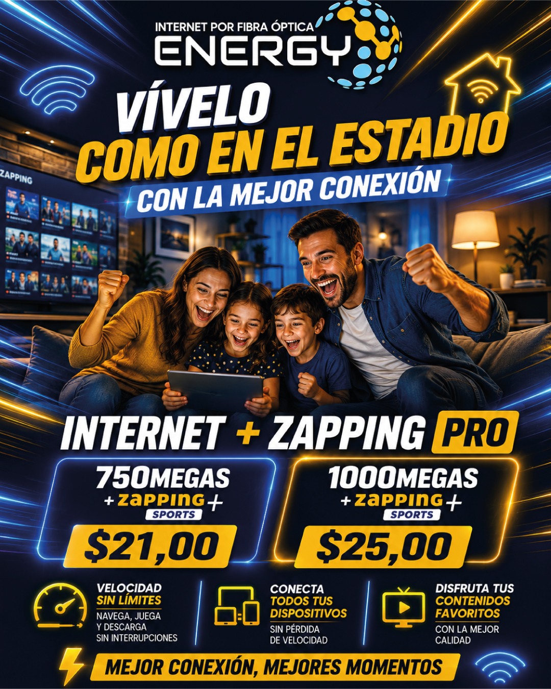 Promoción Estadio — Energy Telecom